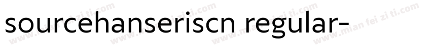 sourcehanseriscn regular字体转换